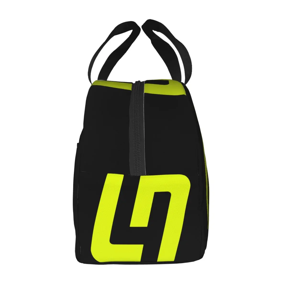 Bolsa de almuerzo portátil Unisex con logotipo de Lando Norris, fiambrera aislada, Bento Box para alimentos