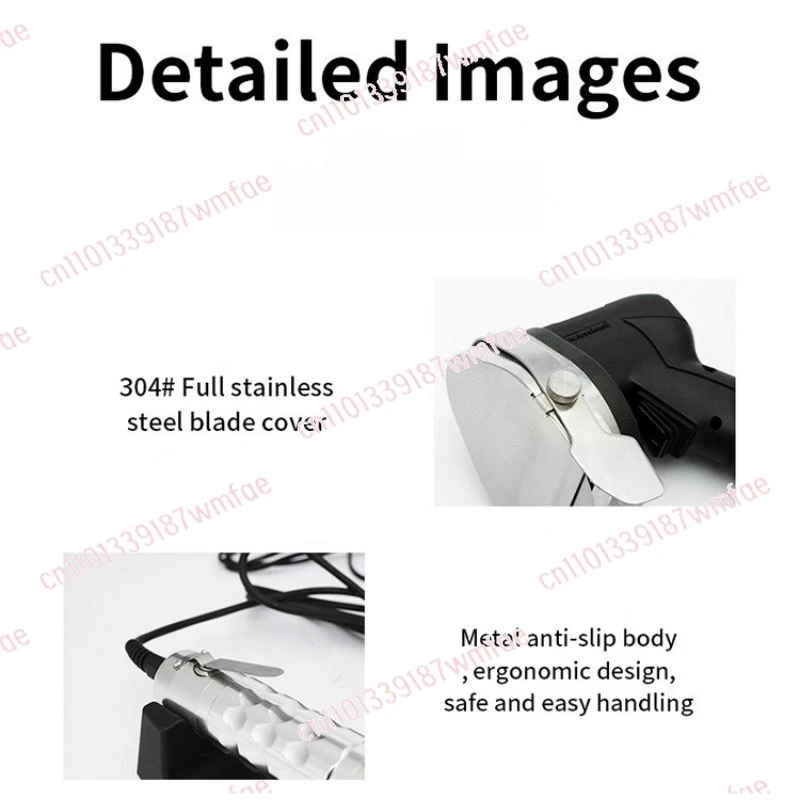 Handheld electric cutting barbecue for portable barbecue slicing, barbecue slicer