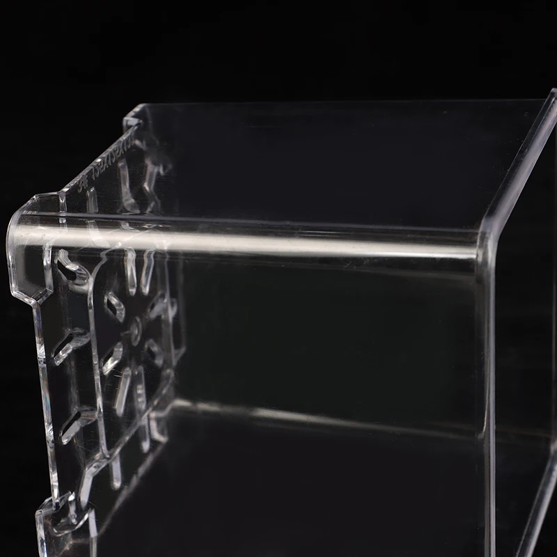 1Pc S/M/L Highly Transparent Flower Pot Plant Nursery Pots Acrylic Orchid Decorative Square for Plants Garden Orchids