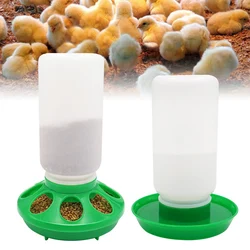 1L Chicken Feeder Bucket Water Fountain Automatic Chick Drinker Bucket Drinking Quail drinking Bird equipment Waterer