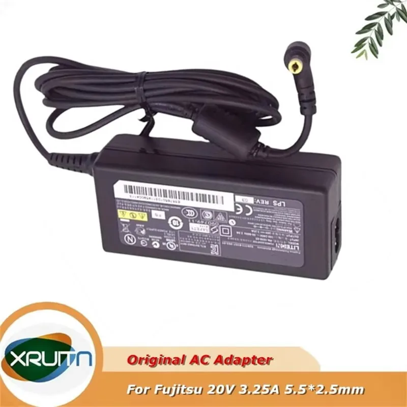 

Genuine PA-1650-65 20V 3.25A 65W 5.5*2.5mm AC Adapter Charger for FUJITSU SIEMENS ESPRIMO MOBILE V5515 V5535 laptop Power Supply