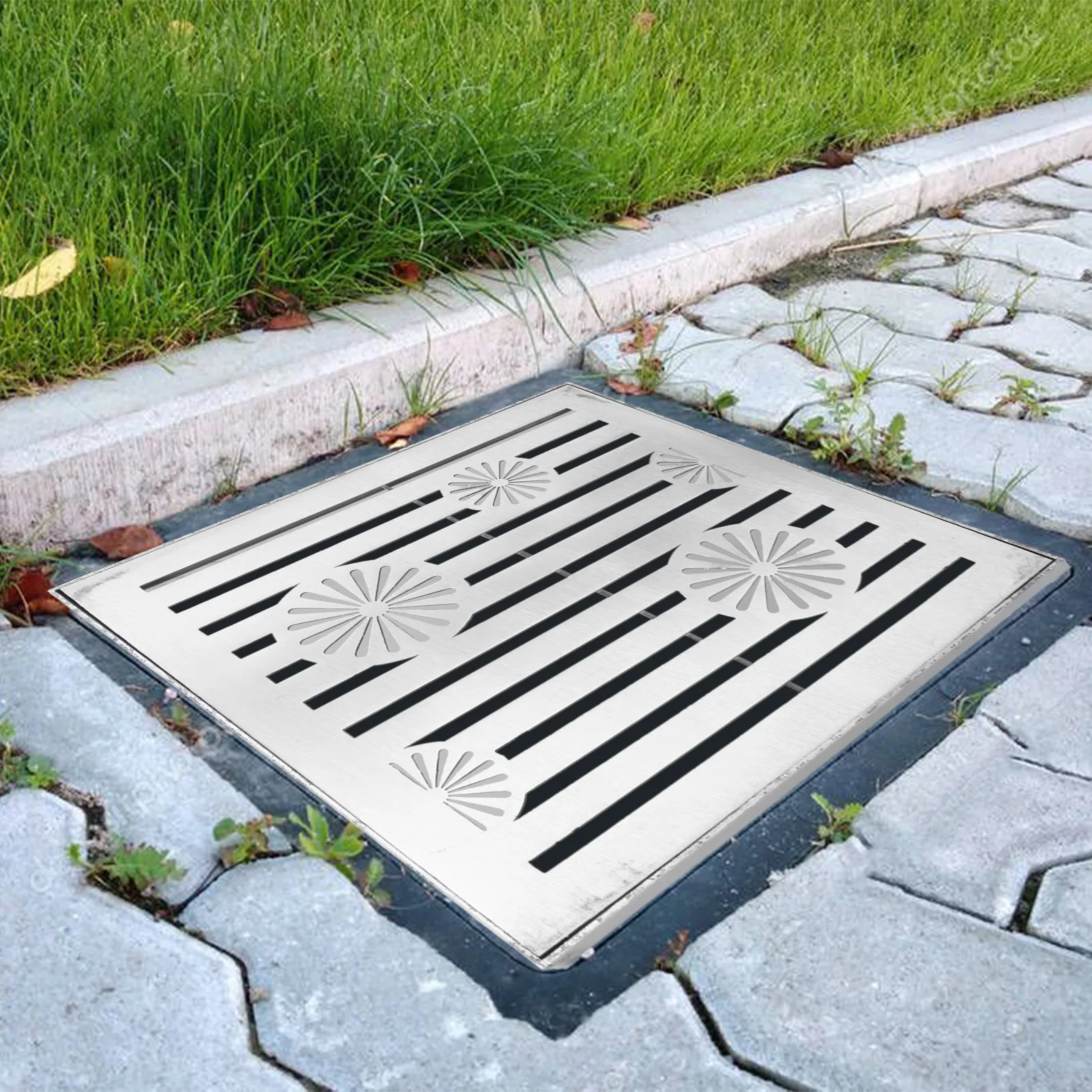 For Public Spaces for versatile Drainage Solutions Outdoor Drainage Cover Wet Areas Safety Slip Resistant Floor Grate Cover