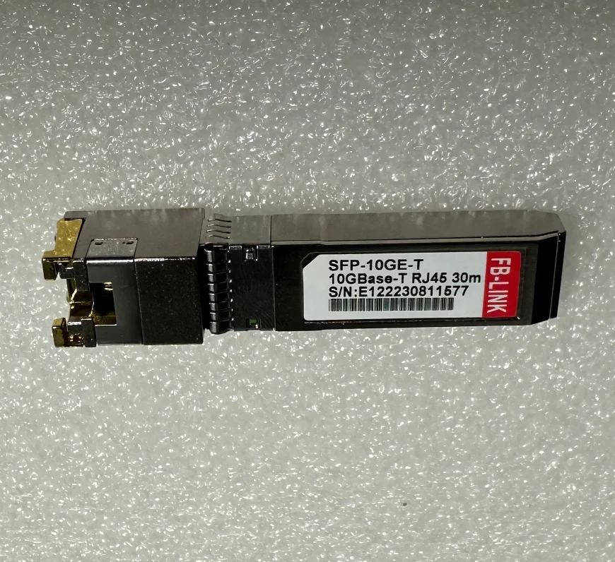 1G 2.5G 10G RJ45 port Copper Module 100M 30M For Ethernet Port for Huawei Mellanox Mikrotik