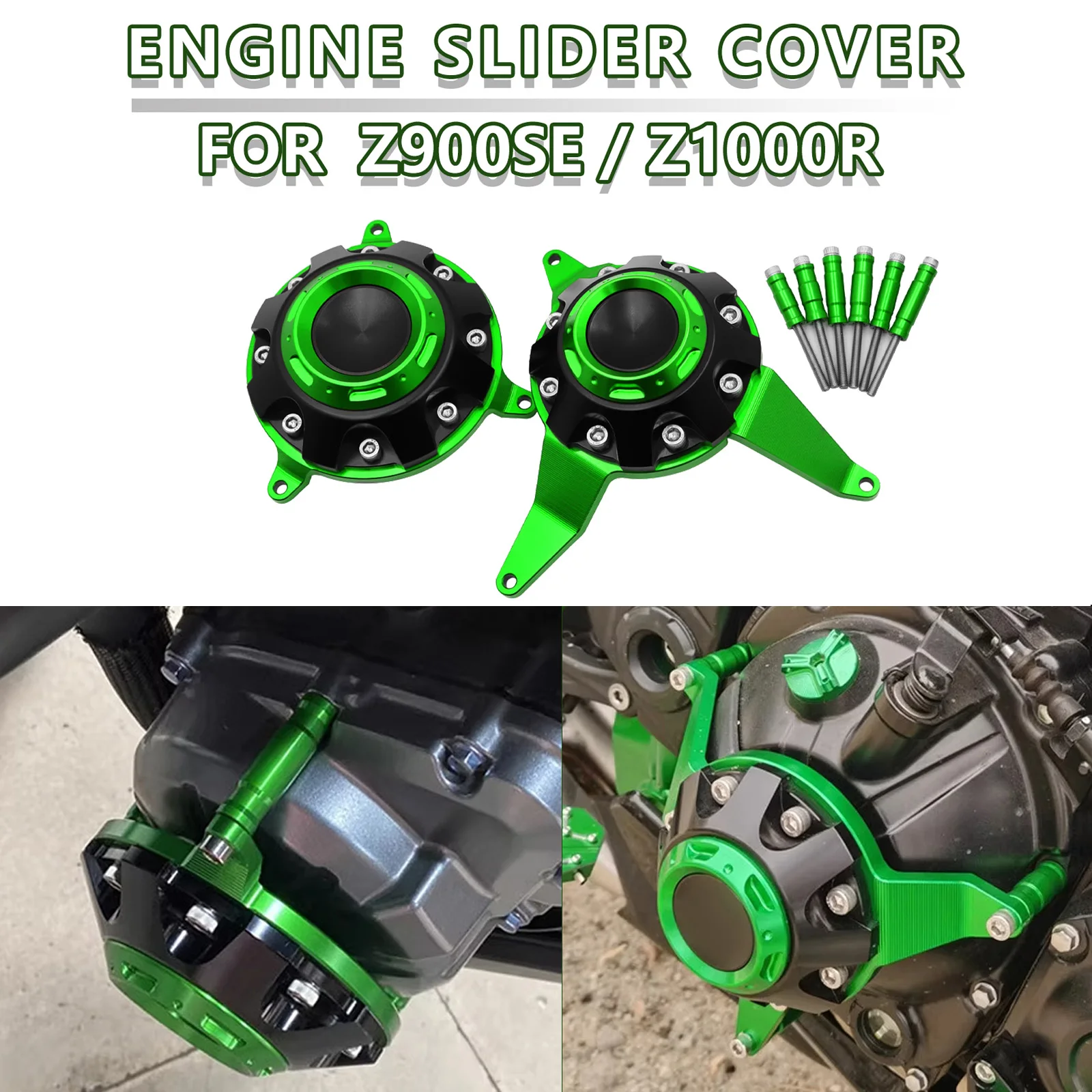 

For KAWASAKI Z900 Z900SE 2017-2025 Z1000R 2025 2024 Z 900 Motorcycle Engine Stator Engine Protective Cover Falling Protection