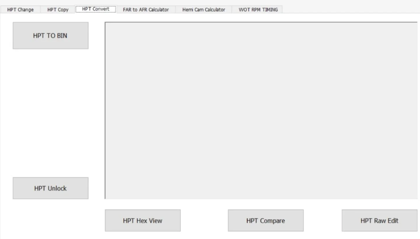 2024 BIN to HPT Converter Software HPT File Editor 2.5 for HP Tuners .BIN File Editing .HPT Raw Edit Unlock Tuner