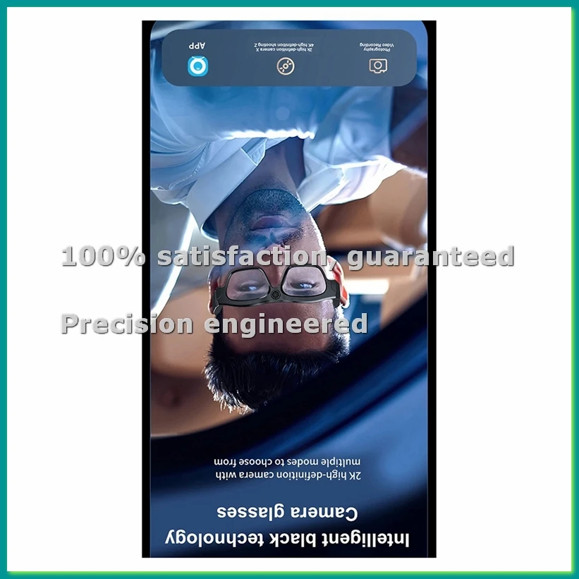 

Интеллектуальные очки 4K Bluetooth с функцией фотосъемки и видеозаписи, Wi-Fi хотспотом, без карты памяти 64 ГБ - PZZW