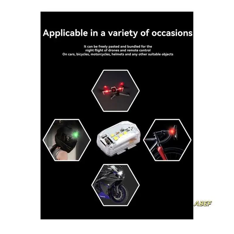 ل DJI الطائرة بدون طيار LED ضوء الليل طويل المدى الكشاف المضادة للتصادم ستروب لتعزيز الرؤية والسلامة