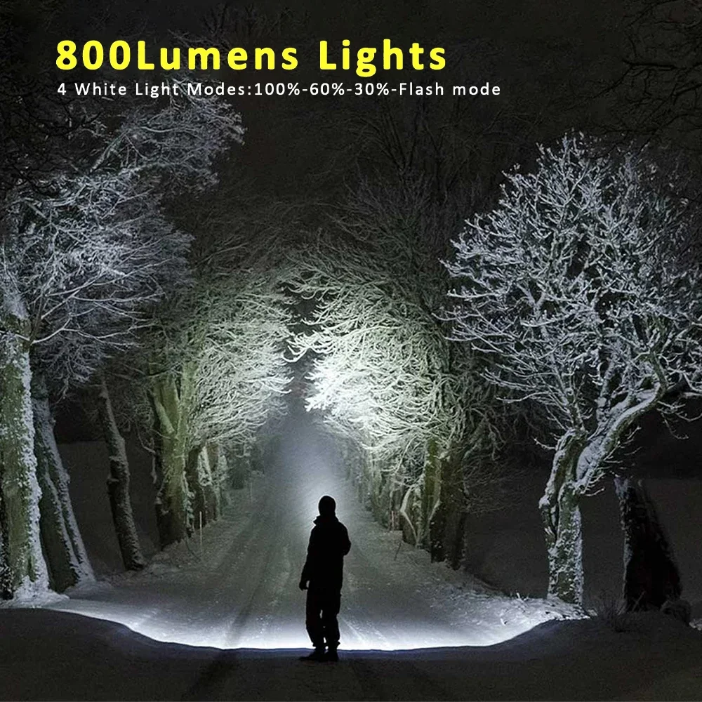 COB Keychain Work Light Flashlight With 3 Lighting Modes, Keychain Light Emergency Light Mini Flashlight With Magnetic Base