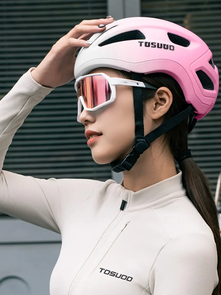 AliExpress TOSUOD Bicycle Helmet Adjustable Breathable Integrated Molding Safety Helmet Scooter Road Bike Roller Skating Helmet