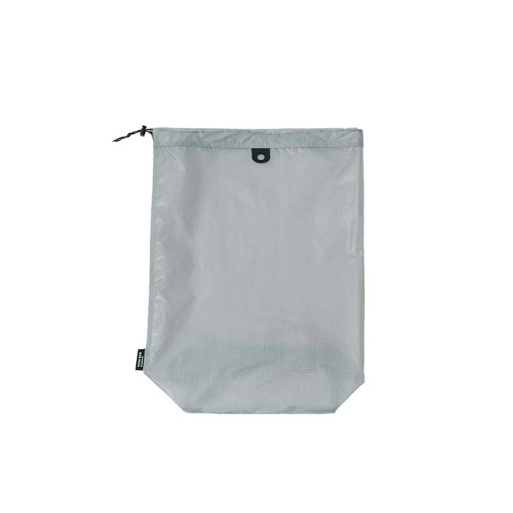 Silicon Coated Nylon Slippers Storage Bag Solid Color Dust-proof Drawstring Shoes Bag Bundle Pocket Waterproof