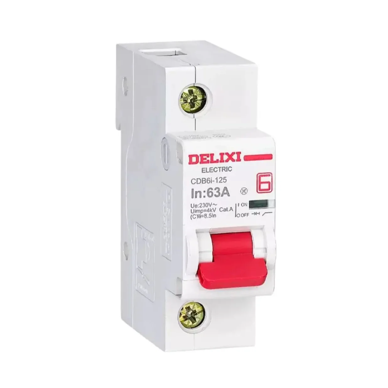 

Delixi CDB6i Series CDB6i-125 Air Switch Small Circuit Breaker Type C Brand