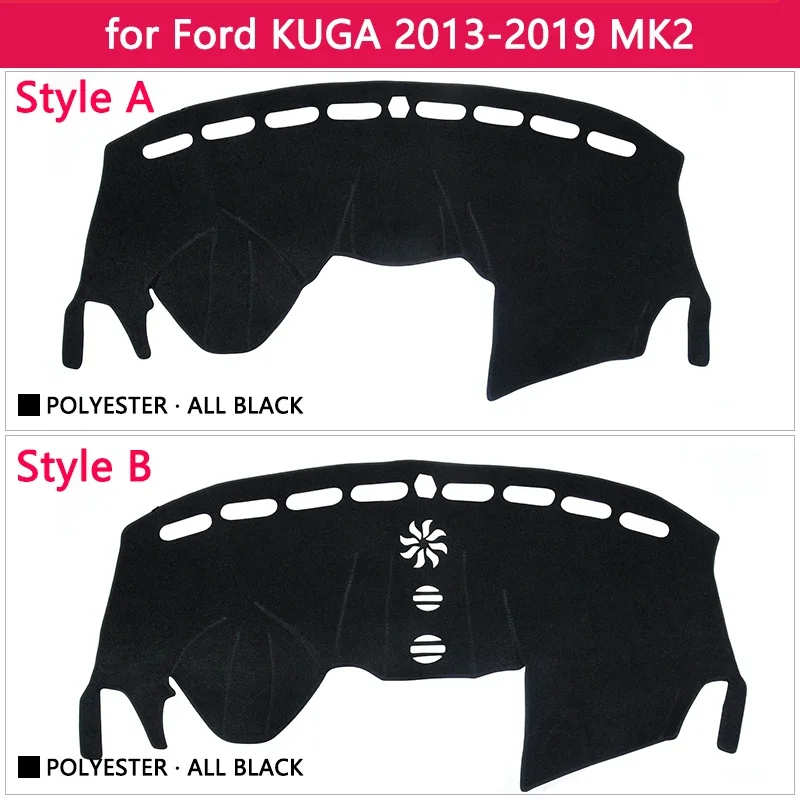 for Ford KUGA 2013 2014 2015 2016 2017 2018 2019 Dashboard Rug Mat Cover Protective Avoid Light Pad Carpet Car-Accessories-Goods