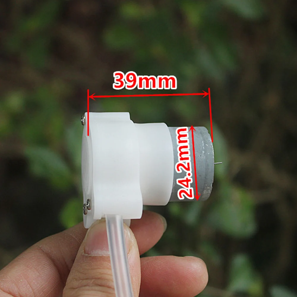 DC 5-9V 7.4V 150mL/m Micro 300 motoreduktor perystaltyczna pompa dozująca zmień kierunek pompa ssąca do cieczy Mini pompa do pobierania próbek — zdjęcie 6