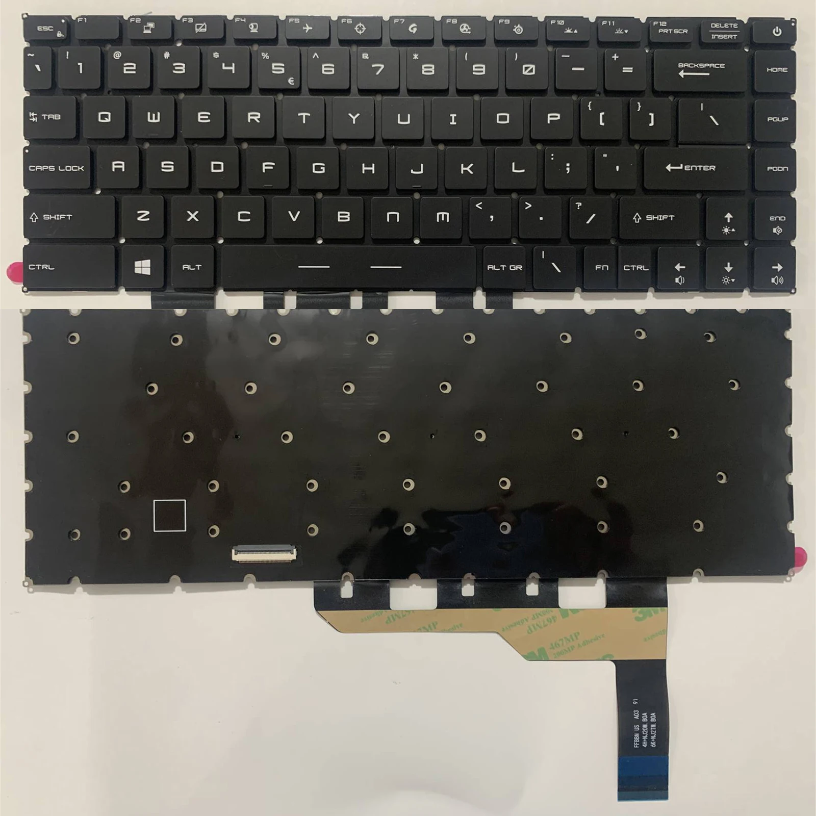 

US layout for MSI GS66 GE66 GP66 P40 MS-1541 MS-14C1 MS-14C2 MS-16V1 MS-16V2 MS-16V3 Laptop keyboard