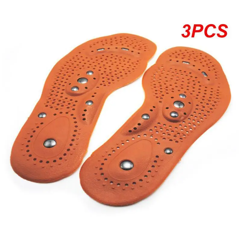 3PCS Unisex Silicone Massage Insoles Pad Cushions Foot care  Health Magnetic Therapy Slimming Insol Foot Cushion 35-43 Yards