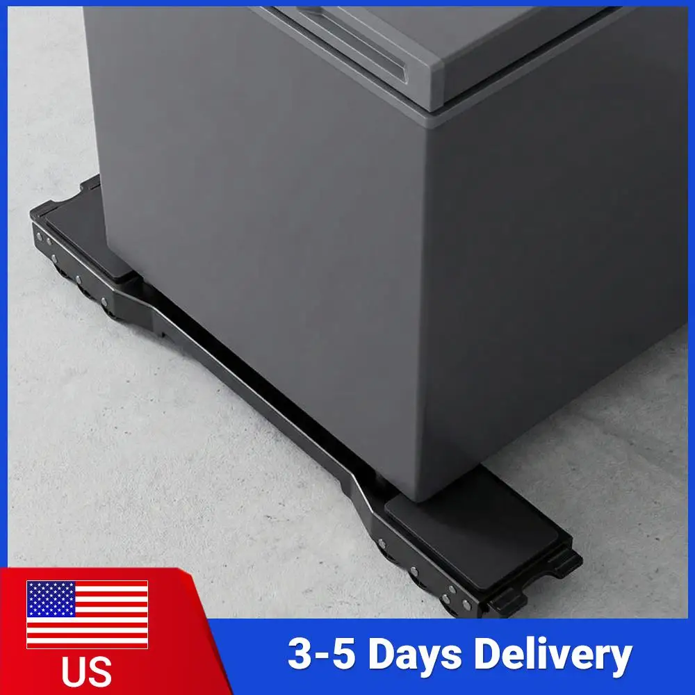 

Комплект из 2-х тележек-подставок для холодильников с колесами, регулируемые 21-28 дюймов, грузоподъемность 700 фунтов, для перемещения сушилок, холодильников, посудомоечных машин