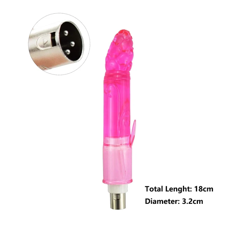 Sex Machine A2 / F2  3XLR Attachment Double Head Dildo Masturbation Cup Sex Love Machine For Women Man