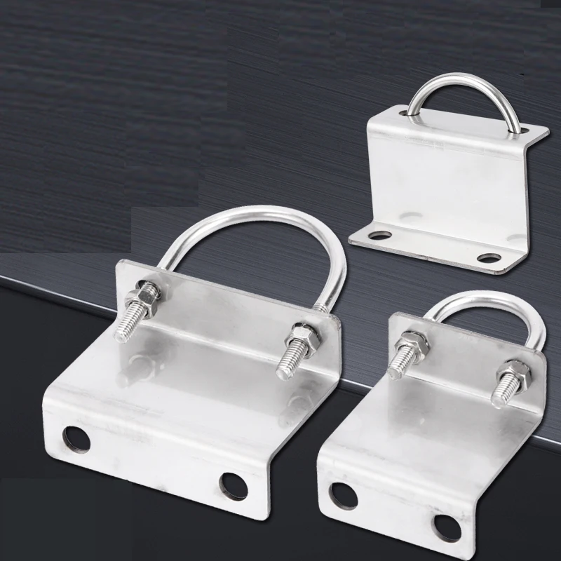 

Thickened Z Bracket With U Code Exterior Wall Z Type Wall Bracket Natural Gas Pipe Fixing Fire Water Pipe Bracket