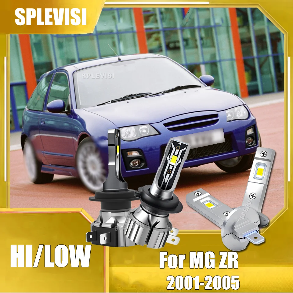 

High-Visibility H1 H7 LED Headlights High Low Beam Clear vision at night For MG ZR 2001 2002 2003 2004 2005 fast delivery
