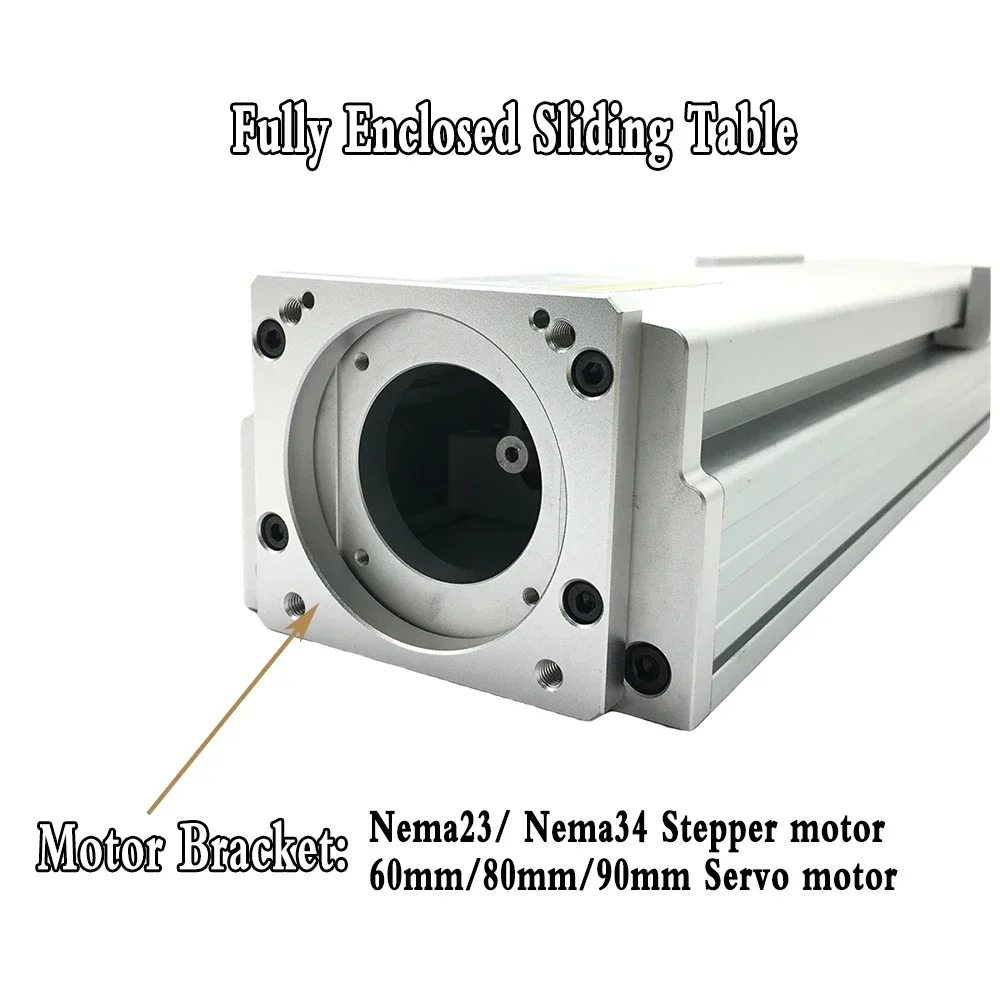 CNC Fully Enclosed Linear Guide Rails 1605 Ball Screw 50-1150MM Stroke XYZ Slides Automations Linear Bearings Home Automation