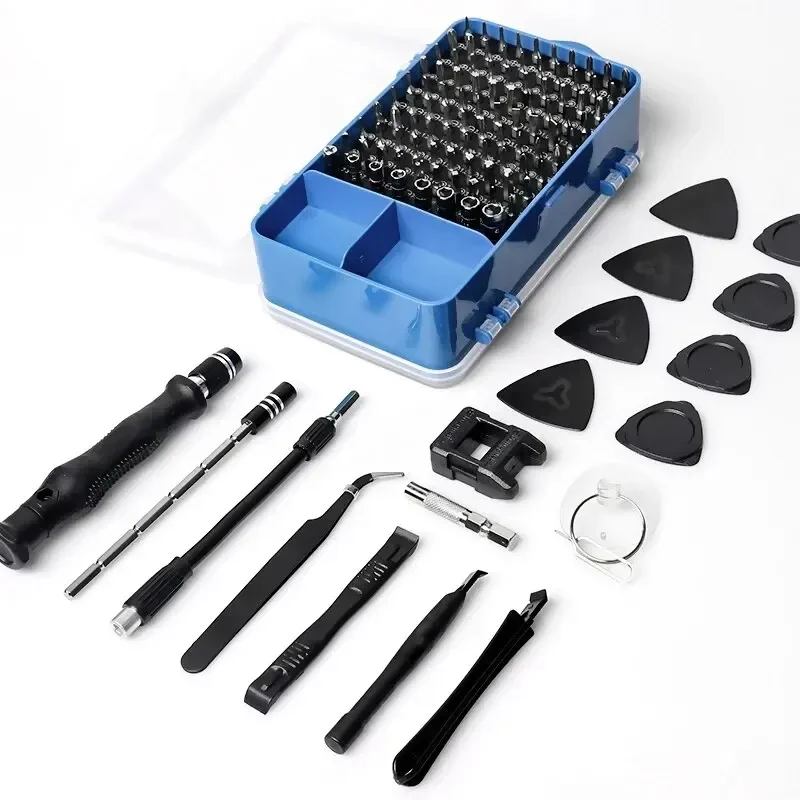 Precision Screwdriver Set 117 in 1 Magnetic Phillips Torx Screw Driver Bits Hand Repair Tools for iPhone Watch Glasses DIY Watch