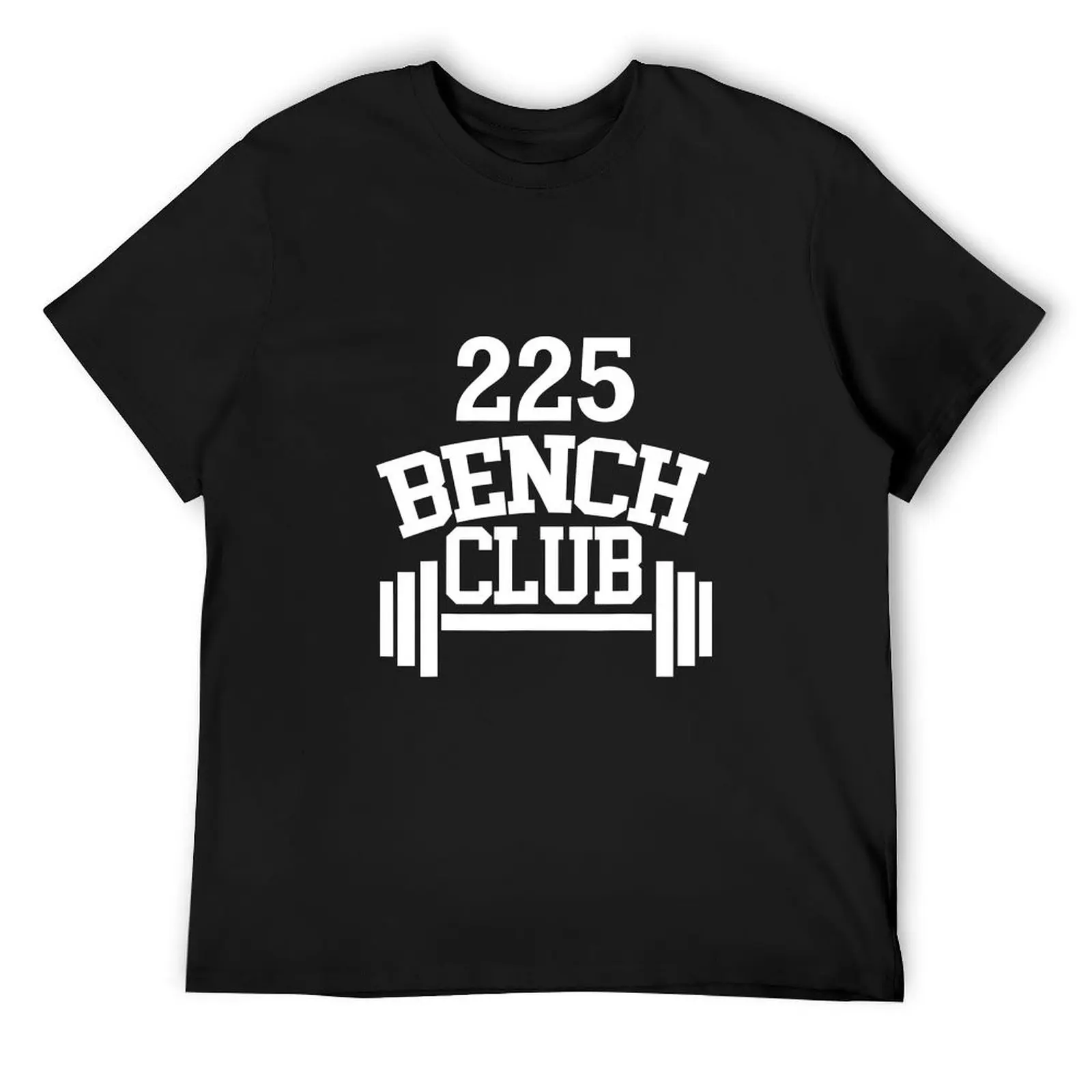 225 lbs Bench Press Club Member T-Shirt street wear man clothes summer tops quick-drying t shirts for men cotton