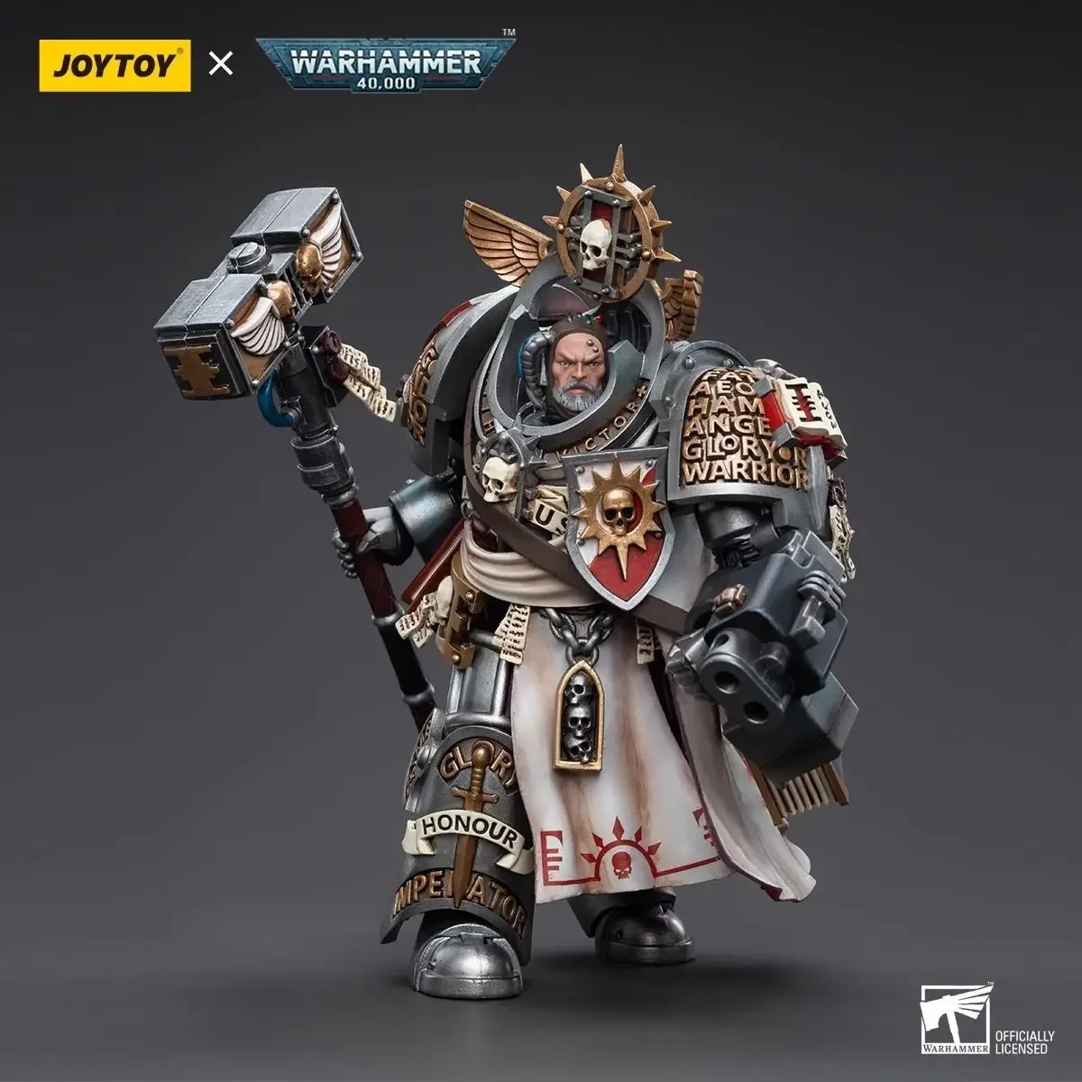 

In Stock JOYTOY Warhammer 40K 1/18 Action Figure Gray Knight Master Voldas Anime Action Figures Model Toys Collection Doll Gifts