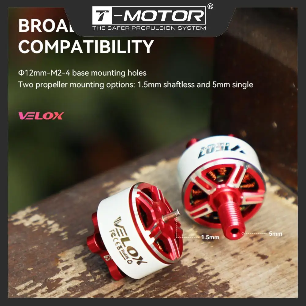 

T-MOTOR Hobby V1507 3-4 Inch FPV Brushless Motor High Thrust 4S-6S FPV drone Lightest weight Drone Quadcopter Drone DlY Parts
