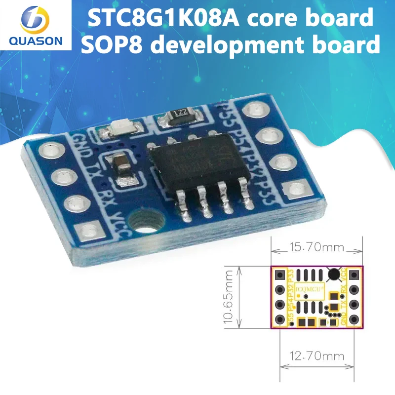 STC8G1K08A core board SOP8 development board demo board learning  STC8 51 microcontroller learning