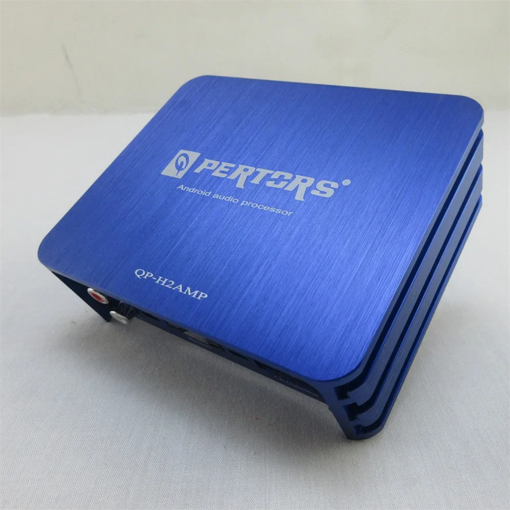 زوج من معالج تحسين جودة الصوت والفيديو QP-H2AMP لمضخم الطاقة وصوت السيارة لآلة Android