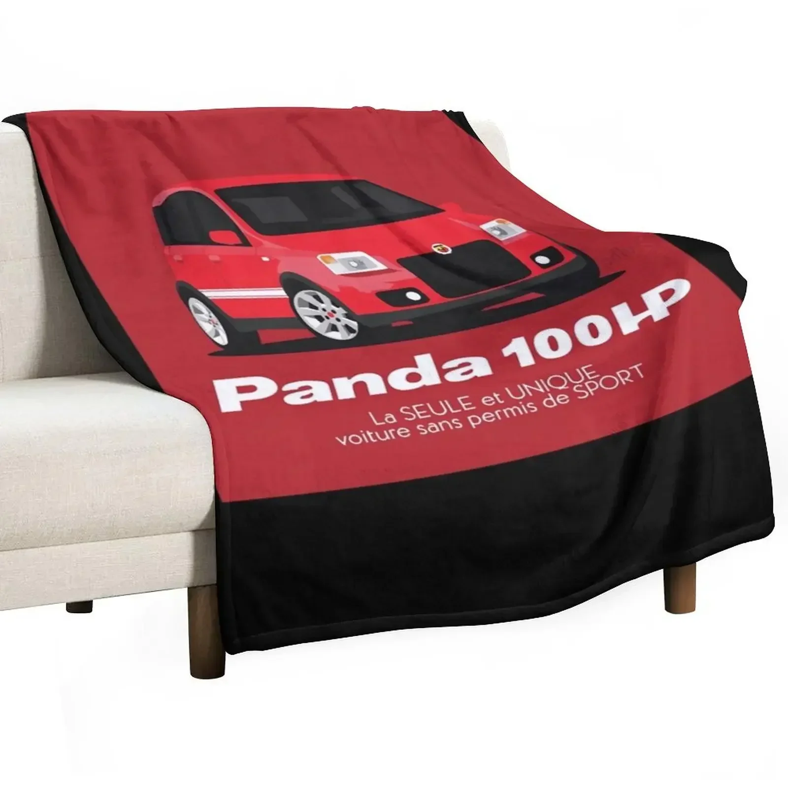 

Fiat Panda 100HP Red Throw Blanket Decorative Beds Thin Blankets For Sofas Blankets