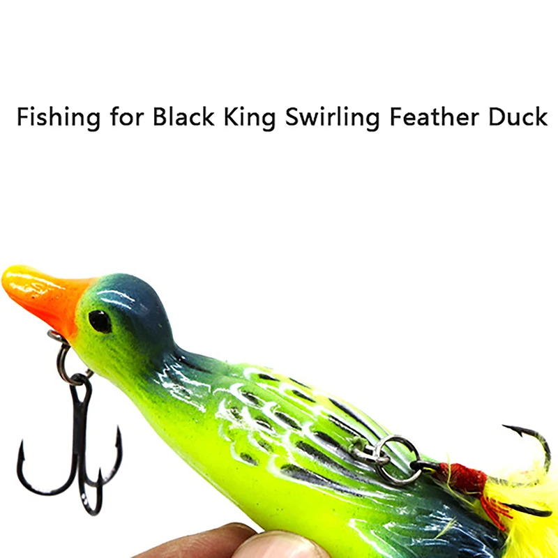

59mm 14g Floating 3D Suicide Duck Fishing Lures for Bass Pike Lifelike Bait Whopper Wobblers Pesca