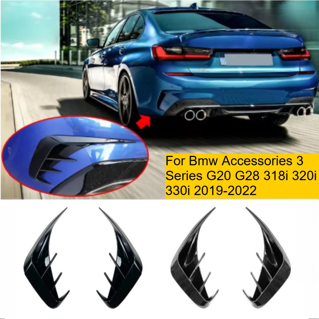 المصد الخلفي الفاصل المفسدين Canard الأجزاء الخارجية لسيارات Bmw اكسسوارات 3 سلسلة G20 G28 318i 320i 330i 2019-2022 تصفيف السيارة