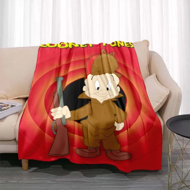

Looney Tunes cartoon blanket with Bugs Bunny pattern for bedroom and living room home decor children's bedroom bed blankets gift