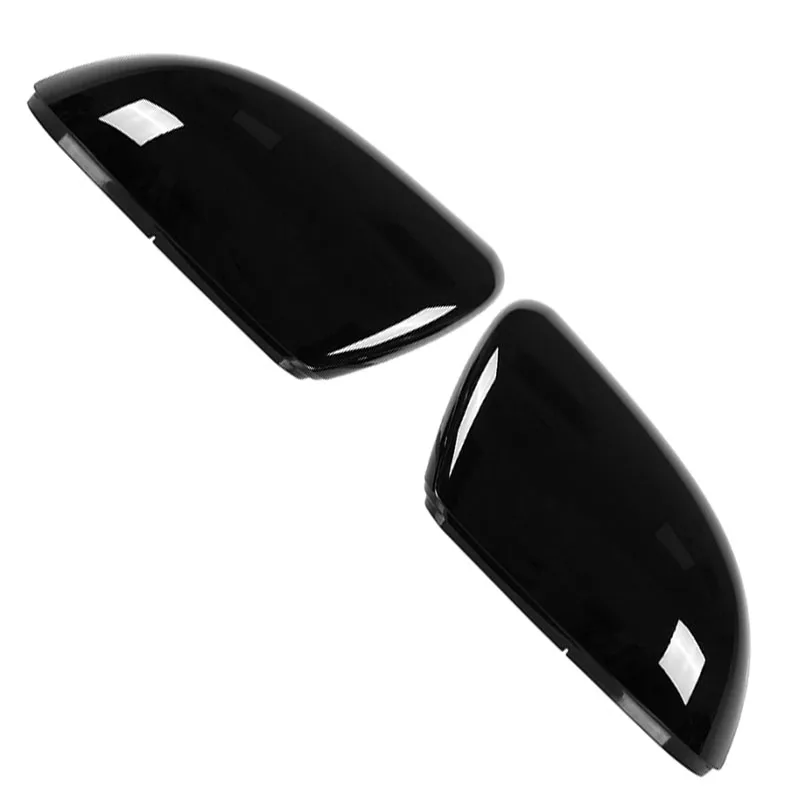 2PCS Car Rear View Side Mirror Cover Rearview Mirrors Cap Auto Gloss Black For VW Volkswagen Golf 6 MK6 2009-2012  5K0857537