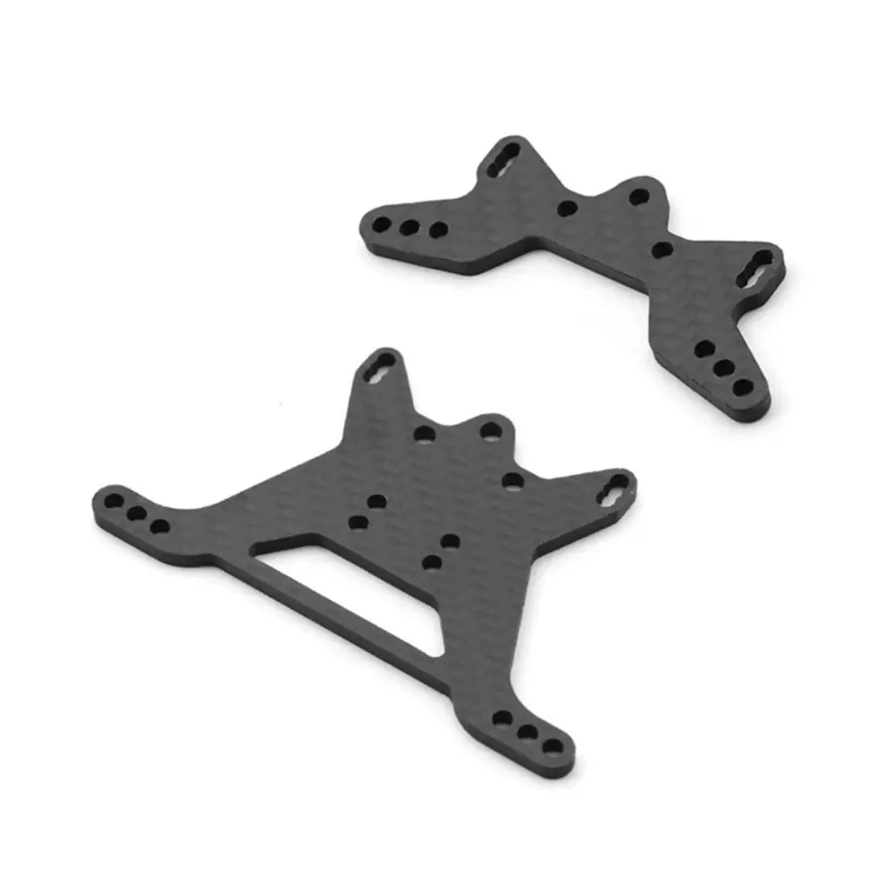 

Carbon Fiber Front and Rear Shock Tower Plate for Tamiya TT-02B TT02B 1/10 RC Car Upgrade Parts Accessories