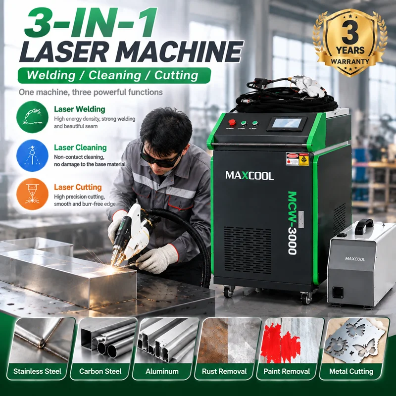 Handheld Laser Welder 1000W - 3 In 1 Handheld Fiber Laser