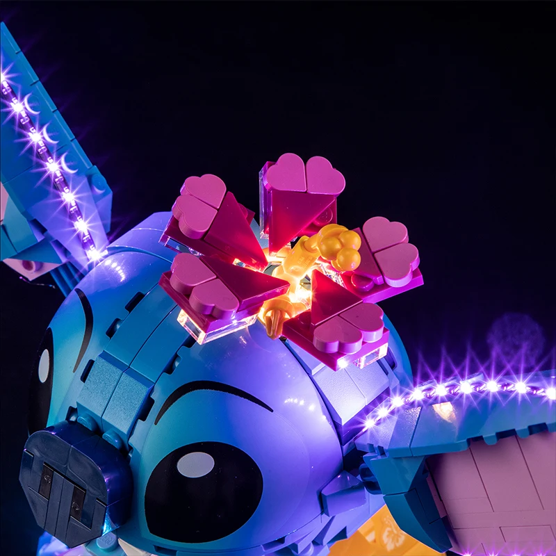 

Усовершенствованный комплект светодиодных фонарей «сделай сам» для стежка Lego 43249 (только светодиодный светильник, без модели блоков), высокая производительность