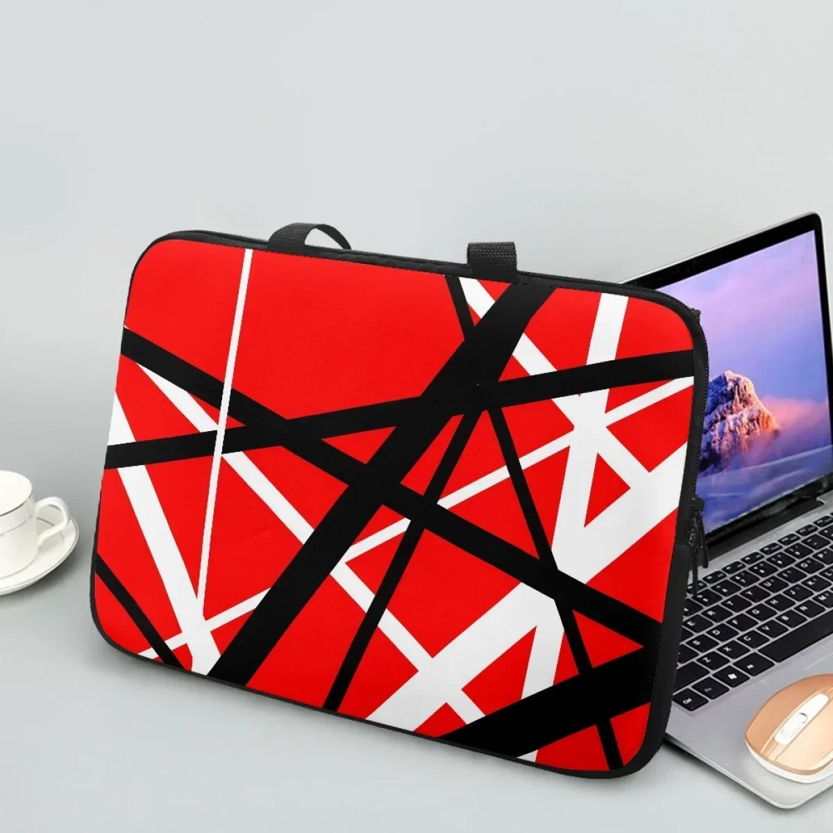 

Van EVH 5150 STRIPES Print Laptop Case Bag for Women Men 13 14 15 inch Carrying Sleeve Laptop Case Business Travel Accessories