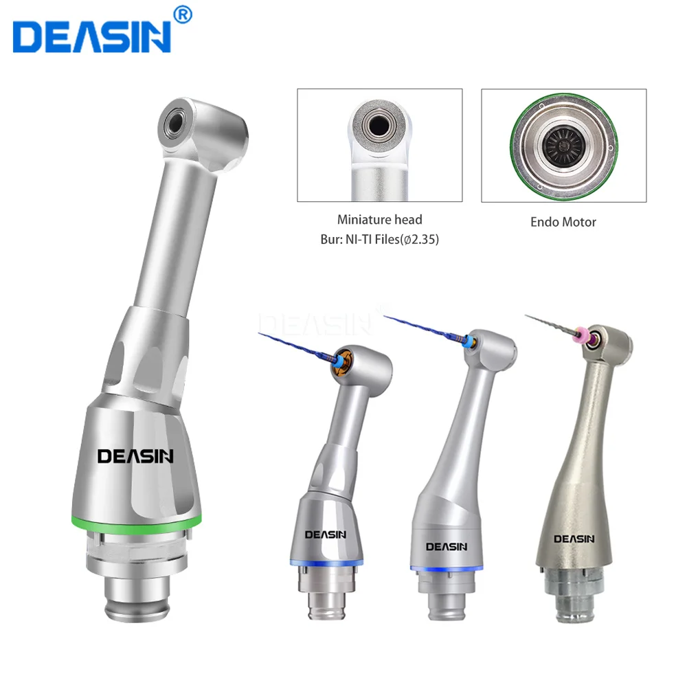 DEASIN Dental Endo Motor Head 16:1/6:1/1:1 60° Twist for Hand / Engine Files Compatible with Original Handpiece dentistequipment