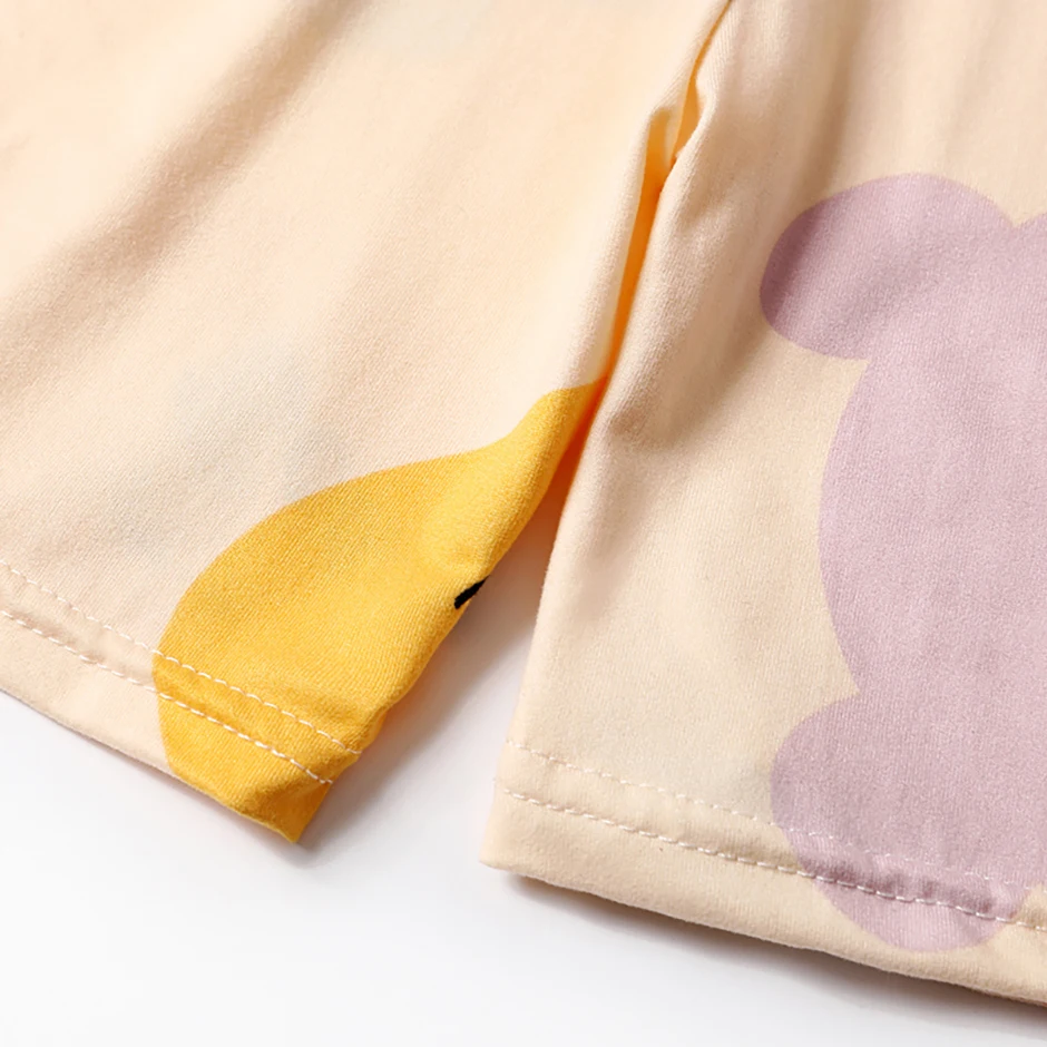 2-tlg. Kinder Sommer Mode Druck Hause Kleidung Anzug Junge Bequeme Joker Dinosaurier Kurzen ärmeln Mädchen Süße Rosa shorts Anzug – Detail 21