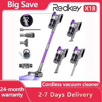 Redkey X18 500W 33KPA Suction Power Cordless Vacuum Cleaner Handheld Smart Home Appliance Removable Battery Vacuum Cleaner