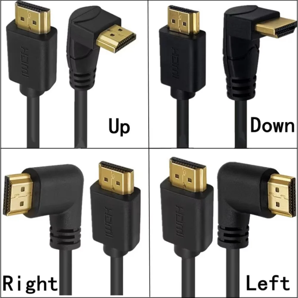 

Elbow computer TV wiring set-top box projector display cable hdmi cable version 2.0 4k high-definition cable