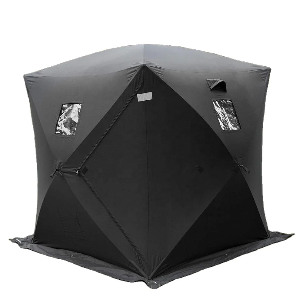 

Ice Fishing Shelter Tent 300d Oxford Fabric Portable Ice Shelter Strong Waterproof Ice Fish Shelter for Outdoor Fishing Tent