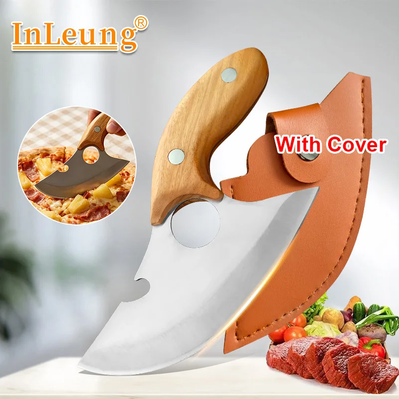 Boning Knife for Meat Cutting Small Meat Knife With Bottle Opener Hand-Forged Meat Cutting Knife Slaughter Chef Cooking Knife