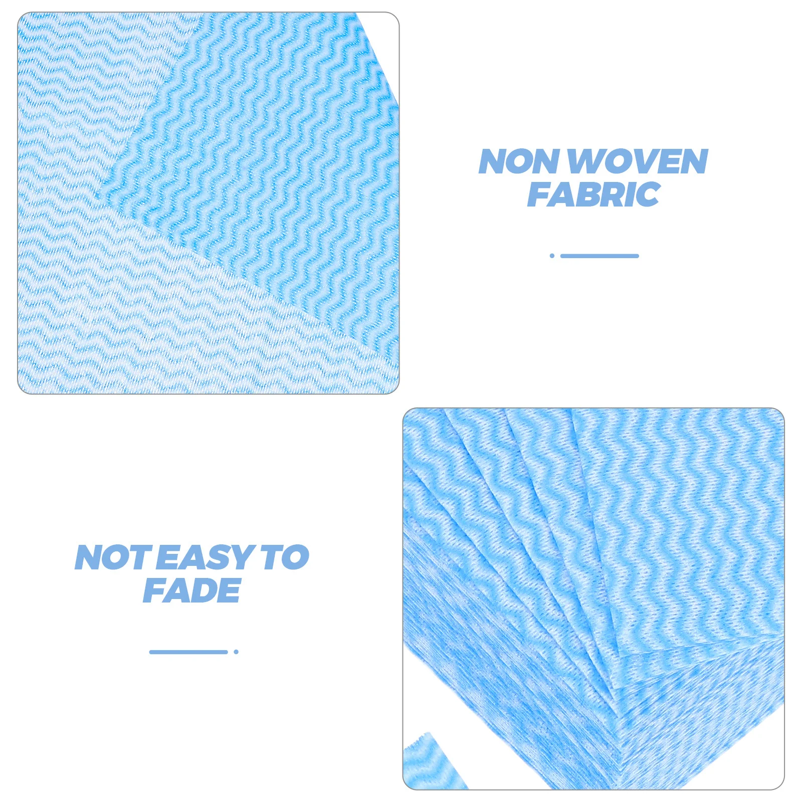 50 قطعة مناشف المطبخ القابلة لإعادة الاستخدام حجم كبير سريعة الجافة غير المنسوجة تنظيف الملابس فوط مطبخ فائقة الامتصاص للطباق