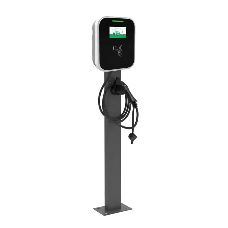 Caricabatterie EV con AC 7kw,11kw,22kw OCPP opzionale per operazioni commerciali WIFI/4G e OCPP/APP/Bluetooth/RFID/bilanciamento del carico e CT