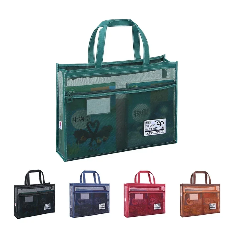 

Women Handbag for Courses Study Textbooks Bag Art Mesh Drawing Board A3/a4 File Bag Shoulder Student Stationery Office Briefcase