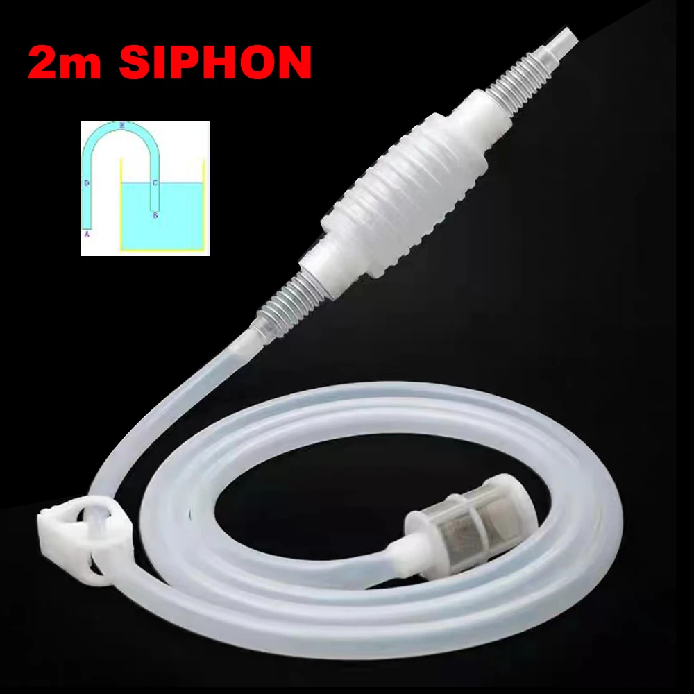 

2m Siphon Filter Water pipe switch clip Water pipe Simple self suction pump Emergency oil pumping Water pumping Alcohol pumping
