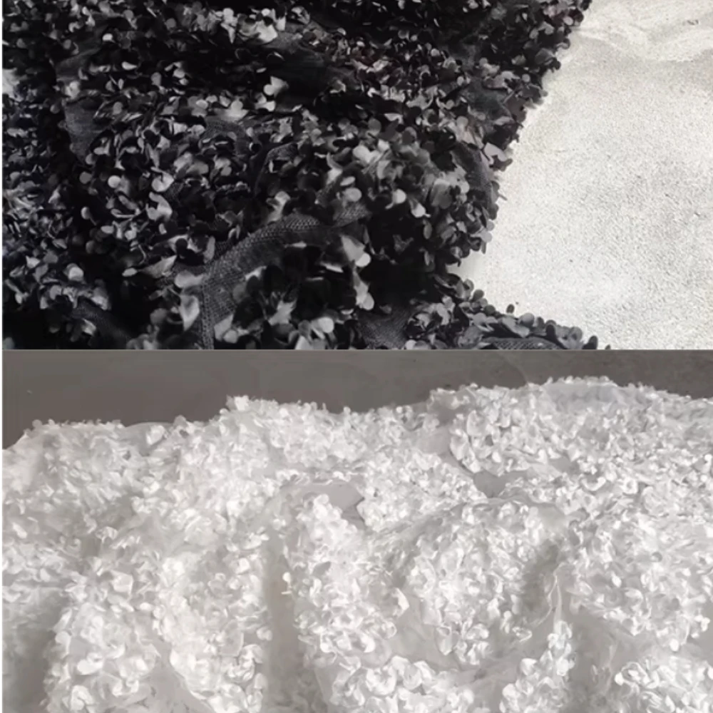 

Embroidered Mesh Fabric Perspective Creative for Clothing Dress Fashion Designer Handmade Diy Sewing Material Cloth